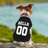 Customized Dog Jersey Shirt, Breathable Doggy Football Tee, Lightweight Sleeveless Vest Pet Clothes Personalized Pet Shirt Custom with Name/Text/Photo/Logo（Custom Dog Jersey）