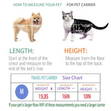ROSEBB Cat Carrier Dog Carrier Pet Carrier Cat Bags for Small Medium Cats Dogs Puppies of 15 Lbs,of Airline Approved Small Dog Bag Soft Sided,Collapsible Travel Puppy Carrier (Medium, Blue)