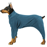 Dog Winter Coat for Small Medium Large Dog Run Walk Sleep Pet Warm Fleece Sweater & Windproof Pajamas Snow Jacket Small Turquoise