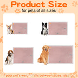 Smiry Waterproof Blanket Throw for Large Dogs, Soft Reversible Dog Blanket for Sofa Couch Bed, Washable Leakproof Sherpa Fleece Furniture Couch Protector(60"x80", Pink/White)