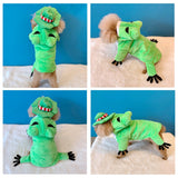 apott Frog Costume with Hat for Dog Funny Puppy Apparel Halloween Pet Clothes Outfit for Small Medium Large Dogs Cats(Green, XL)