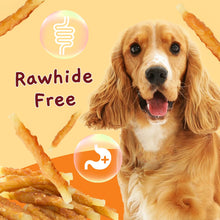 Load image into Gallery viewer, Jungle Calling Rawhide Free Treats for Dogs, Chicken Wrapped Cod Sticks Dog Treats, Soft Chewy Snacks for Training Rewards, 10.6 oz (Chicken)
