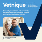 Vetnique Glandex Anal Gland Soft Chew Treats with Pumpkin for Dogs Digestive Enzymes, Probiotics Fiber Supplement for Dogs Boot The Scoot (Peanut Butter Chews, 120 Count)