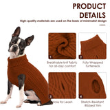 AOFITEE XL Dog Sweater, Extra Large Dog Sweater Girl Boy, Warm Turtleneck Fall Dog Sweaters Girl Boy, Green Dogs Christmas Sweaters Pet Knitwear, Soft Pullover for Beagle, Weimaraner, Dalmation, XL