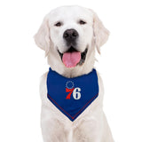 Pets First NBA Philadelphia 76ERS TIE Bandana, Size Small/Medium. Dog Bandana Scarf Bib for Pet Cat Dog. The Ultimate Game-Day, Party Bandana
