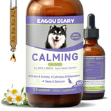 Dog Calming Drop – Anxiety Stress Relief for Dogs,Separation, Fireworks, Storm,Thunder Anxiety Support,Sleep Aid Dog Calming Supplement, GABA, L-Tryptophan, L-Theanine, Chamomile 60ML Calming for Dogs