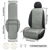 surpassme Comfortable Car Seat Covers Universal Front Seat Covers for Car Accessories, Padded Car Interior Covers for Automotive, SUV, Truck, and Van(Grey)