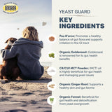 FOUR LEAF ROVER Yeast Guard for Dog Yeast - Veterinarian Formulated - Supports Healthy Skin, Ears & Paws - 100% Natural with Organic Herbs - 30 Day Medium Dog Supply