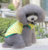 GabeFish Dog World Cup T Shirt Pets Football Jersey Sports Soccer National Team Vest Cat Summer Cool Clothes Apparel Brazil 4X-Large