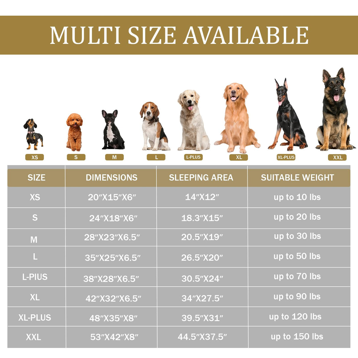 Bedfolks Orthopedic Dog Bed XXL, Waterproof Dog Sofa Bed for Giant Dogs, Egg Foam Pet Couch Bed with Removable Washable Cover and Nonslip Bottom, Brown