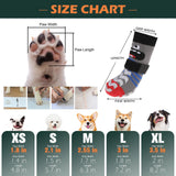 EXPAWLORER Dog Socks to Prevent Licking Paws with Grippers for Hardwood Floors Anti Slip, Cute Double Sides Dog Winter Shoes Booties Boots & Paw Protectors with for Small Medium Large Senior Dogs S
