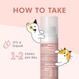 Bark & Whiskers Krill Oil Liquid Pump - Omega-3 Fatty Acids for Cats & Dogs - Supports Joint Comfort, Skin & Brain Function - Antioxidant Support - 1.45 Fl Oz (186 Pumps)