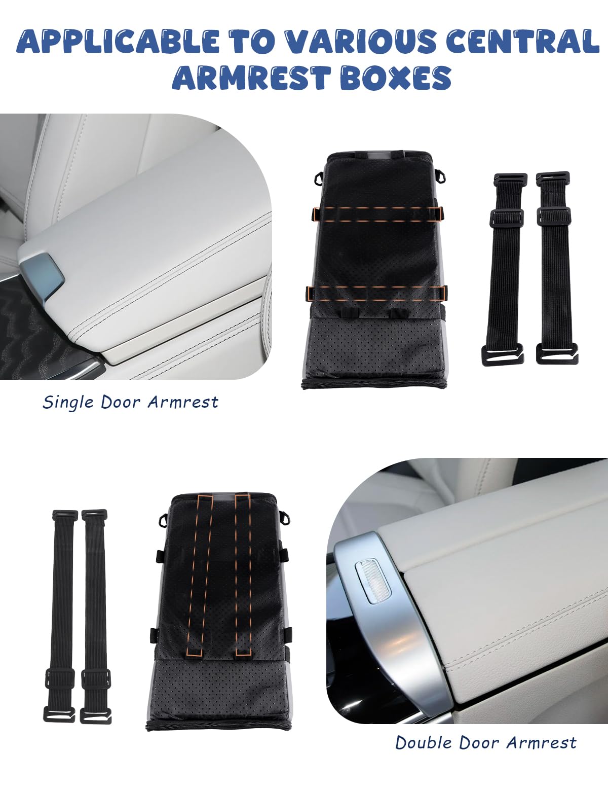 Dog Car Seat for Small Dogs, Portable Center Console Dog Car Seat, Pet Travel Backpack with Safe Protection Hooks and Double Fixation Seat Belts, Suitable for Small Dogs & Cat Under 12 lbs