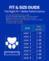 MOKO PAWS Dog Shoes, Tall Outdoor Dog Boots with Anti-Slip Natural Rubber Soles, Water-Repellent Paw Protection, Snow & Winter Boots, All-Weather Protect (Size 6 (2 Boots))