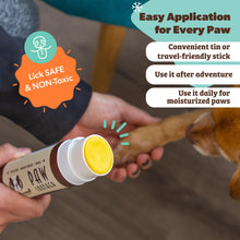 Load image into Gallery viewer, Natural Dog Company Paw Soother Balm &amp; Wax - Dog Paw Balm &amp; Moisturizer for Dry, Cracked Paw Pads, Helps Moisturize &amp; Condition Winter-Worn Paws, Coconut Oil &amp; Calendula, Daily Paw Care, 2 oz Stick
