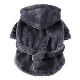 Luxury Soft Flannel Pajamas Puppy Quick Drying Bath Robe Super Absorbent Towel for Small Dogs & Cats