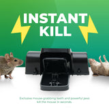 Rat Traps Indoor and Outdoor - 4 Pack Dual-Entry Large Rat Trap Outdoor and Indoor for Home, Garden and Restaurant with 99.9% Trap Rate | Easy to Use Rodent Traps with Safe Hands Free Design - UCatch