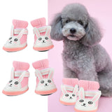 Breathable Mesh Dog Boots for Small Dogs, Summer Puppy Booties, Protectors for Bichon Teddy, 4 Pieces