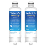 Waterdrop 𝐀𝐥𝐤𝐚𝐥𝐢𝐧𝐞 DA97-17376B Water Filter, 𝐄𝐧𝐡𝐚𝐧𝐜𝐞𝐬 𝐩𝐇, Replacement for Samsung® HAF-QIN/EXP, DA97-08006C, RF28R7201SR, RF28R7351SG, 2 Filters