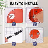 KHEARPSL Bird Heater for Cage, Bird Warmer with Mirror Birdcage Heater 12V Bird Heater Pad Bird Heating Plate for Conure Cockatiels Parrots Cocktail African Grays