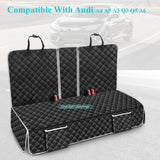 szyuchen Dog Car Seat Cover Compatible with Audi A4 A5 A3 Q3 Q5 A6 Back Seat Accessories, Waterproof Pet Bench Backseat Covers with Non-Slip Backing - 2026 New