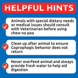 BARK&SPARK No Poo Chews for Dogs - Coprophagia & Stool Eating Deterrent with Probiotics, Digestive Enzymes & Breath Aid Support - Stop Dog Poop Eating - Made in USA - 120Ct