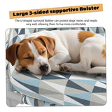 Pyowmgd Orthopedic Dog Bed - Beds Bolster,Cooling Elevated Dog Beds with Metal Frame,Raised Dogs Bed,Easy to Assemble,Up to 50 lbs,Small (24.5" L x 24.5" W x 6.7" Th)