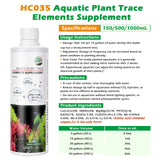 Hygger CO2 HC035 All-in-One Liquid Aquarium Plant Fertilizer - with Essential Micro & Macro Nutrients for Freshwater Planted Tanks, 150ml/500ml/1000ml (150mL)