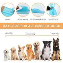 Load image into Gallery viewer, Pee Pads for Dogs &amp; Cats 31"x55" , Puppy Pads Extra Large, Disposable Thicken Pet Training Pads for Doggie Rabbits, Incontinence Underpads Ultra Absorbent &amp; Quick-Dry, Leakproof Potty Pad 40 Count
