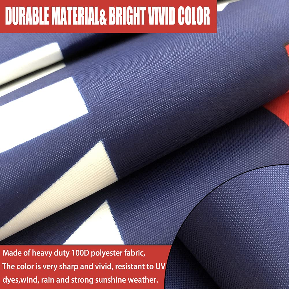 Trump 2024 Flag Double Sided 5x8 Outdoor- Donald Trump Take America Back Flags Banner Heavy Duty Durable Polyester 2024 Trump for President Flag with 2 Brass Grommets 4 Rows Stitched