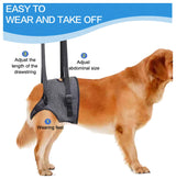 BARDIMIES Dog Lift Harness for Back Legs–Sturdy Dog Support Sling–Hip Sling Carrier for Large Medium Canine, Stair Helper for Aid Old Ligament Rehabilitation Pet, Grey,S