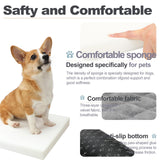 Youvee Dogs Car Seat and Bed 2 in 1,Pet Car Bed for 2 Small or 1 Medium/Large Dog up to 60 lbs,Dog Booster for car Back Seat,Comfortable,Fully Detachable and Washable(Black Outside Grey Inside)