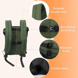 Dog Carrier Backpack, Pet Front Carrier Backpack Legs Out Dog Chest Carrier for Small Medium Dogs, Hands-Free Cat Backpack Carrier Dog Travel Backpack Airline Approved Hiking Bike Motorcycle