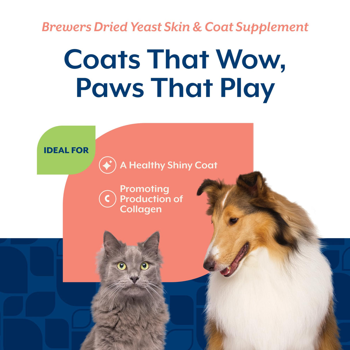 NaturVet – Brewer’s Dried Yeast Formula with Garlic Flavoring – Plus Vitamins – Supports Healthy Skin & Glossy Coat – Fortified with B-1, B-2, Niacin & Vitamin C – for Dogs & Cats (4 lb Powder)
