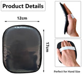 2PCS Laydown 360 Waves Training Pad,Helps Train Your Hair To Laydown to your desired wave Pattern,Wave brush for men(Black（2pcs）)