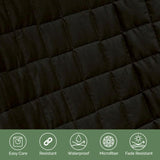 Elegant Comfort Premium Pet Car Seat Cover for Front Seat, Luxury Microfiber Car Seat Protector, Heavy Duty and Durable, Non-Slip and Waterproof Car Seat Cover for Trucks, Cars, and SUVs, Black