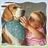 50 Pack Dog Bandanas Bulk Summer Spring Flower Dog Bandanas Pet Costume Dog Outfit Holiday Washable Scarf Pets Triangle Head Scarfs Bandanas Puppy Floral Dog Bibs for Girl and Boy