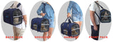 6-in-1 Sturdy Pet Carrier Backpack, Front Pack, Shoulder Bag, Pet Hand Bag, Car Seat Crate, Soft-Sided pet Carrier, Small Dog & Cat Travel Carrier, Size Medium for Pets 14-16" Long
