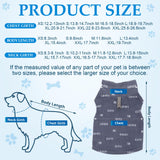 4 Pieces Winter Fabric Dog Sweater with Leash Ring Soft Fleece Vest Dog Clothes Plaid Camouflage Warm Puppy Jacket Pullover Clothes for Small Cat Puppy Chihuahua(XXX-Large)