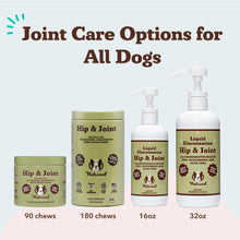 Load image into Gallery viewer, Natural Dog Company Liquid Glucosamine Hip &amp; Joint Oil for Dogs, 16 oz, Extra Strength Cartilage &amp; Joint Support, Helps Mobility and Eases Occasional Stiffness, Dog Vitamins &amp; Supplements
