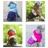 CMREAEC Dog Vest Winter Coat for Small Dogs Boy Girls, Dog Down Jackets Puppy Hoodie Sweatshirt Doggie Hoodie Coat Winter Clothes Pet Hooded Coat Apparel for Chihuahua in Cold Weather,Pink XXL