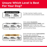 Nutri-Vet Hip & Joint Regular Strength Chewable Dog Supplements, Formulated with Glucosamine Chondroitin, Pet Supplies, Joint Supplement for Dogs, Pet Care, Puppy Essentials, 120 Count