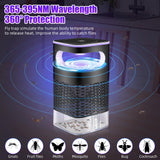2024 Newly Bug Zapper Indoor,Fly Traps Indoor for Home,Mosquito Zapper Indoor Mosquito Killer,UV Bug Light Trap Mosquito Trap with Auto Suction to Catch Bug Mosquito Moths Gnats for Indoor Outdoor