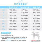 XPUDAC 4 Pack Dog Sweaters Comfy Dog Clothes with Sleeves Puppy Shirts Pullover Pet Sweatshirt for Small Medium Large Dogs Boy Girl Doggy Outfits Cat Apparel, Blue, M