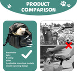 Dog Bike Basket, Soft-Sided Dog Bike Carrier Backpack, Cat Bicycle Basket, Multifunctional Pet Bike Basket Detachable Adjustable Single Shoulder Strap, Foldable Pet Travel Bag for Small Cats and Dogs
