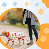 URATOT 5 Styles Soft Puppy Rompers - Cute Pet Clothes Onesies for Dog & Cat, Small