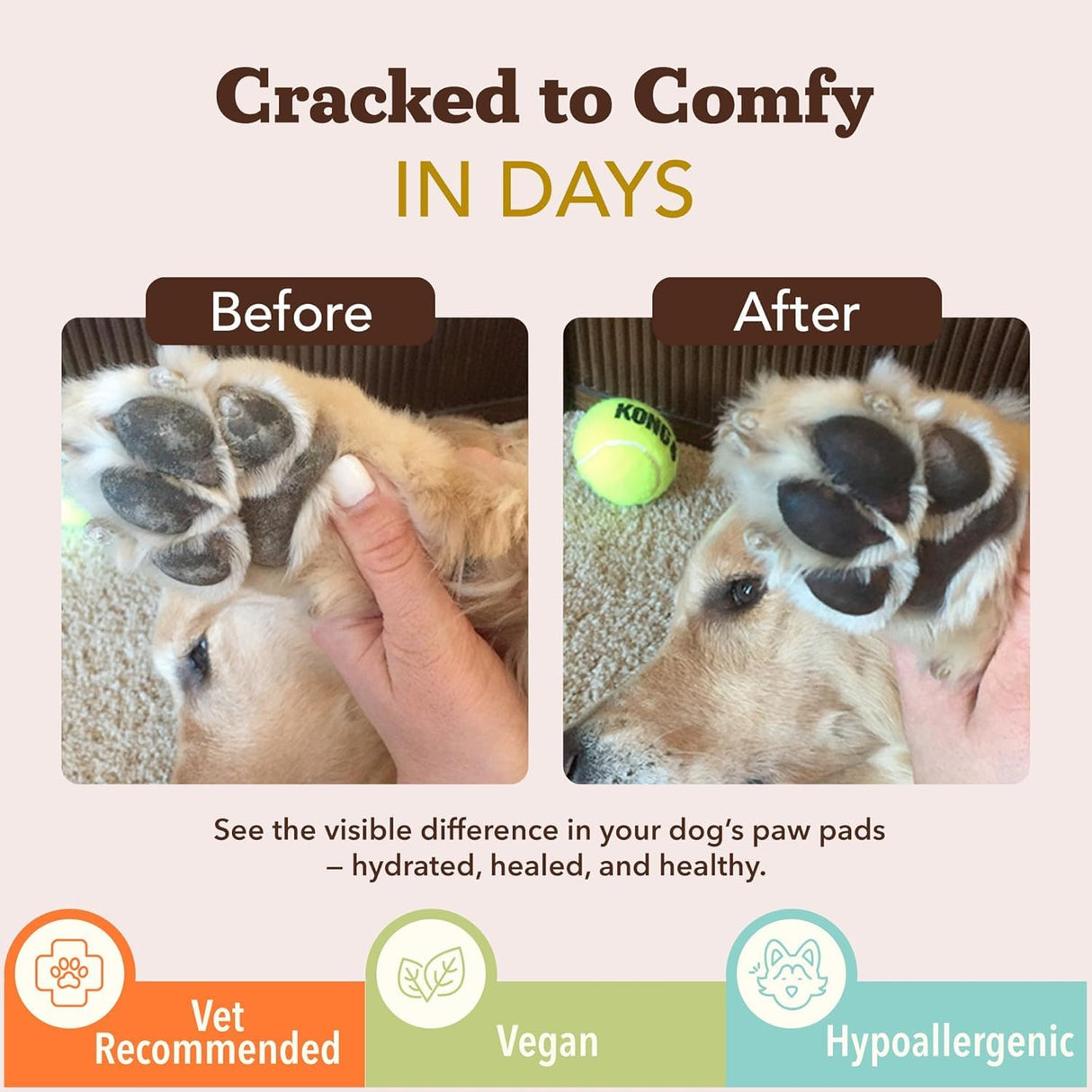 Natural Dog Company Powerhouse Bundle, Includes 5 Healing Balms That Relieve Skin Irritations, Cracked Paws and Dry Noses, Organic, All Natural Ingredients, 5 X 0.15oz Travel Sticks
