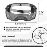 Enjoying Clear Dog Goggles for Large Dogs, Dog Sunglasses Medium Large Breed, Summer UV Pet Eye Protection, Winter Pet Snow Goggles, Transparent