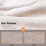 Soft Touch Orthopedic XL Dog Bed for Large Dogs with Faux Fur Top, Waterproof Pet Couch Bed with Removable Washable Cover and Supportive Foam Filling (Brown, Extra Large)