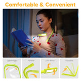 EastPin Neck Book Light for Reading at Night, Back to School Supplies Dorm Bed Lamp for College Students Teen Boys Girls Stocking Stuffers Christmas Birthday Gifts for Book Lovers Reading Accessories